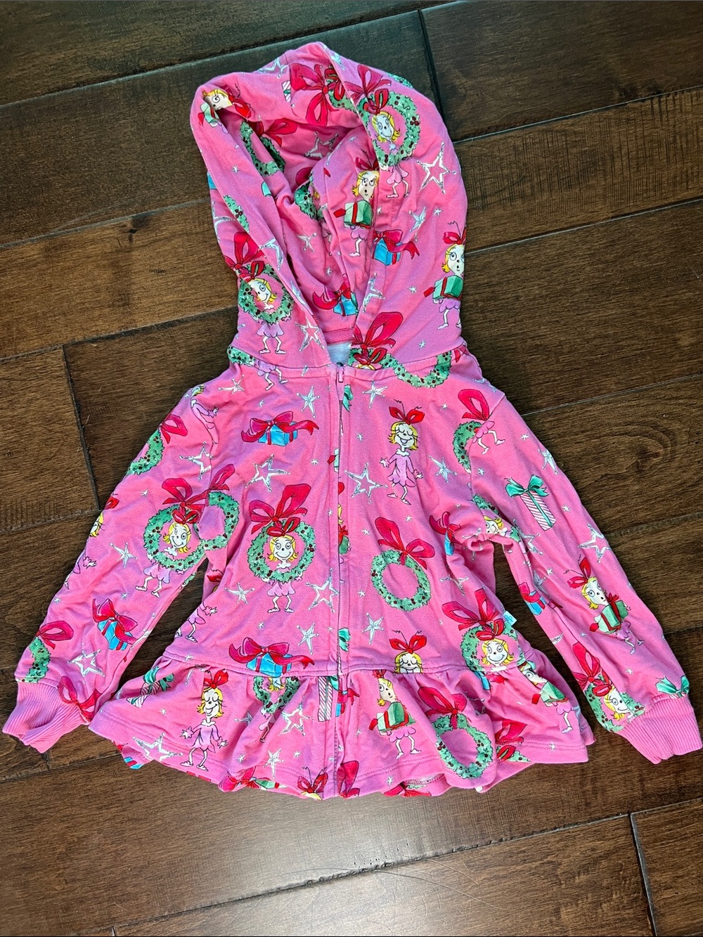 Posh Peanut Pink Dr. Seuss Holiday Zip Hoodie